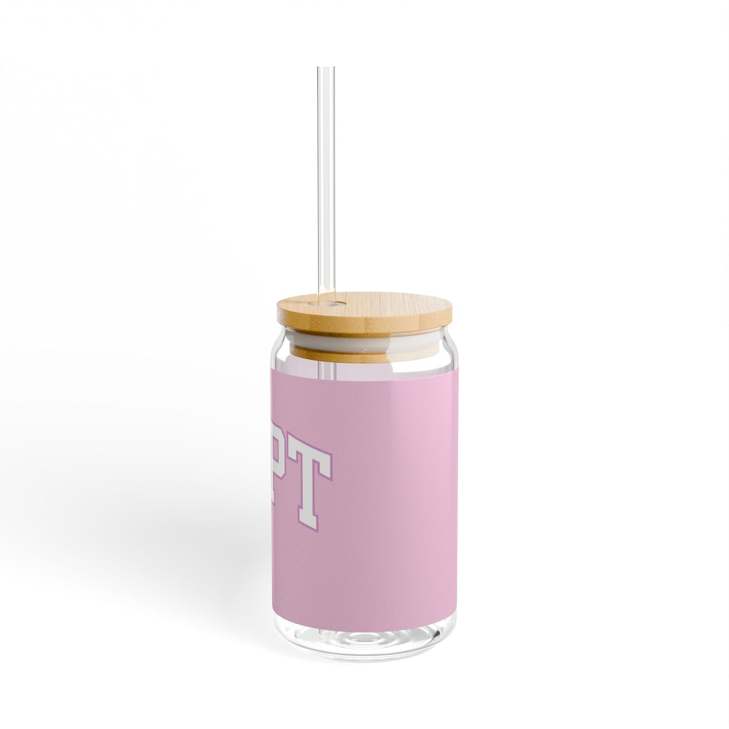 pgpt logo glass sipper