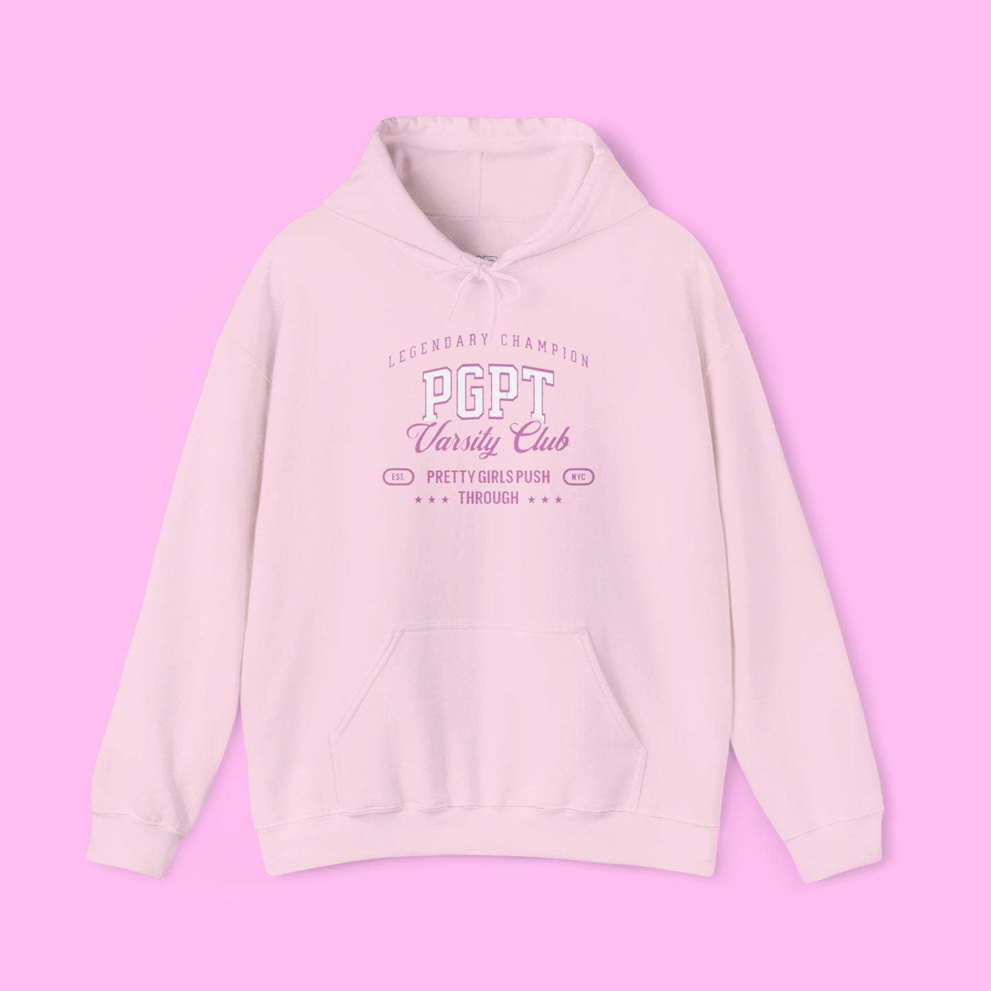 pgpt varsity club hoodie